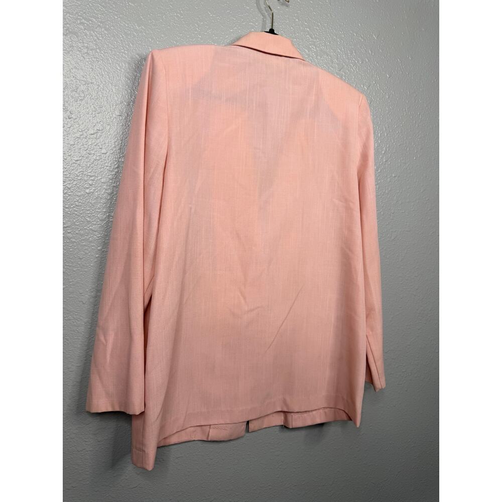 Sag Harbor Women’s Vintage Classic Look Pink Blazer / Size-12 - Picture 7 of 12